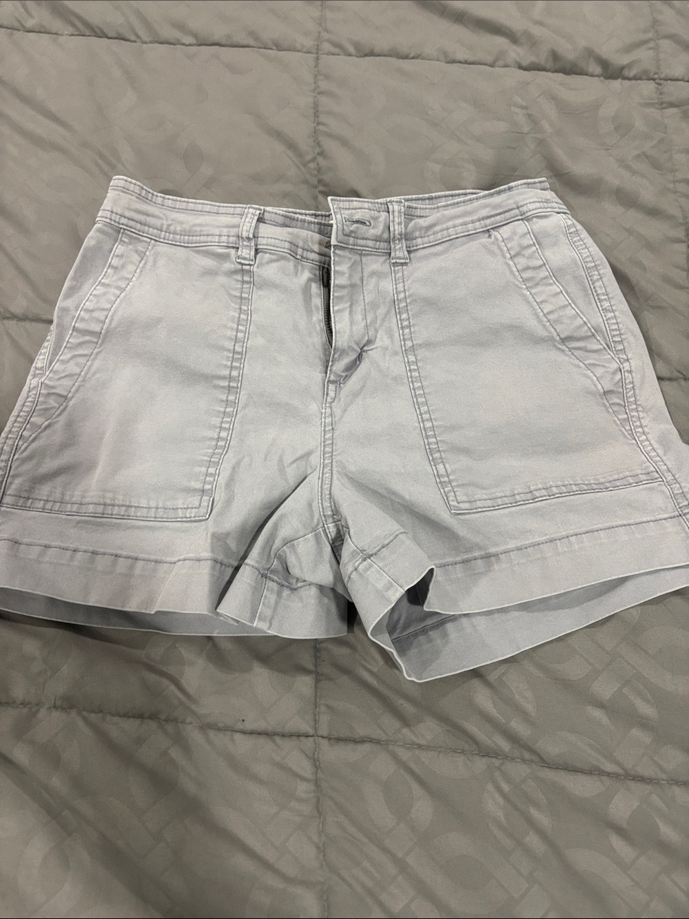 a new day Light Gray High-Waist Women's Shorts